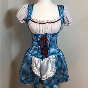 Adult Sexy Dorothy Wizard of Oz Costume SZ 2-4 P